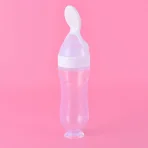 SKU-YY-BF-BB02-White New Suction Cup Rice Paste Fruit Puree Bottle-282-White