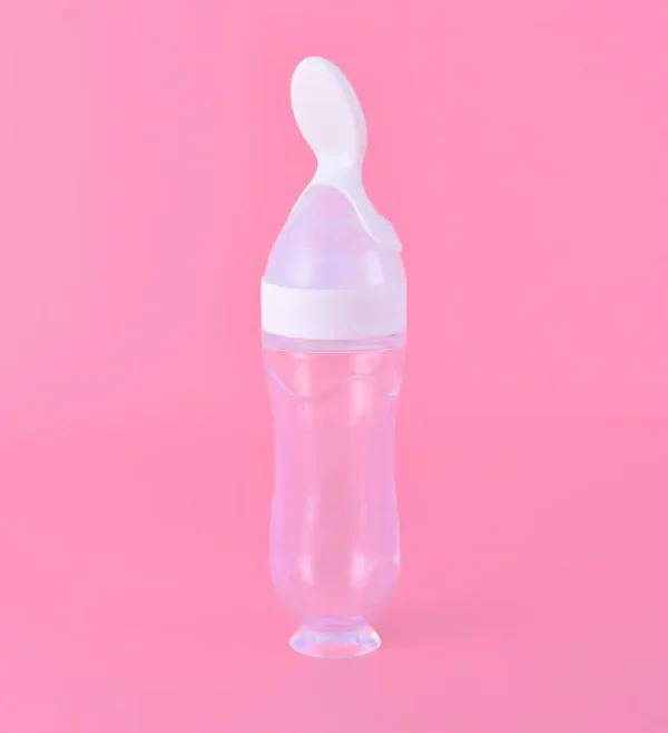 SKU-YY-BF-BB02-White New Suction Cup Rice Paste Fruit Puree Bottle-282-White
